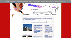Desktop Screenshot of duenote.it